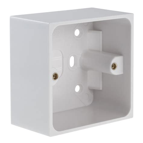 1 in deep surface mounted electrical box|1 gang surface mount box.